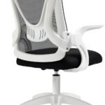 Blisswood Ergonomic Office Chair Desk Chair For Home Office, Adjustable Mesh Chair, Swivel Computer Chair With 90° Flip-up Armrest & Lumbar Support, 360° Rotation Work Chair